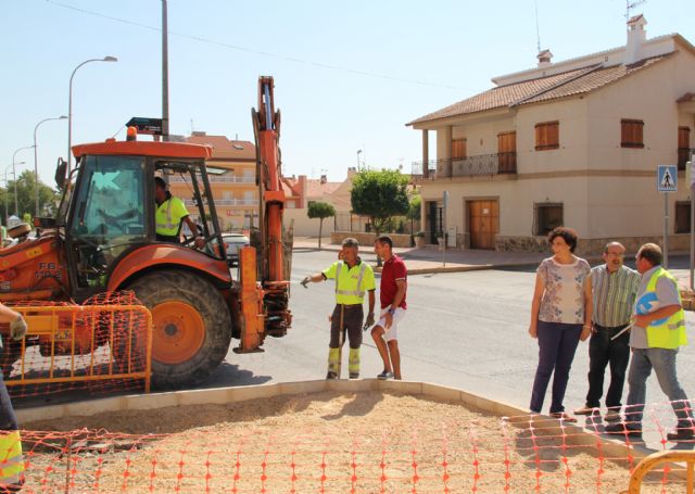 En marcha las obras de mejora de calles y aceras en el núcleo urbano de Puerto Lumbreras