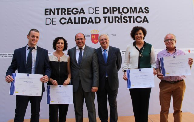 Cuatro empresas de Puerto Lumbreras reciben el diploma con el sello de Calidad Turística SICTED