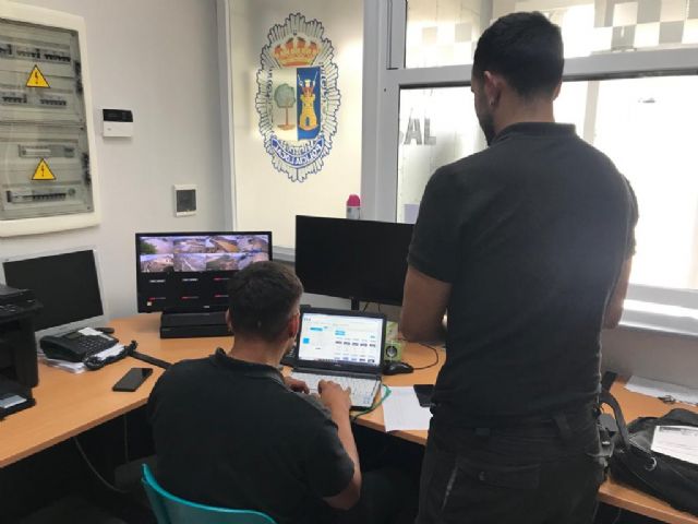 Comienza la instalación de cámaras de videovigilancia para mejorar la seguridad ciudadana en Puerto Lumbreras
