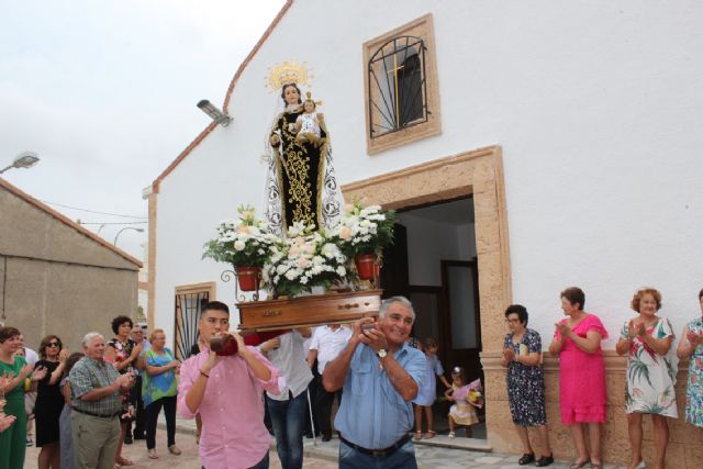 La pedanía de Góñar pone fin a sus fiestas en honor a la Virgen del Carmen