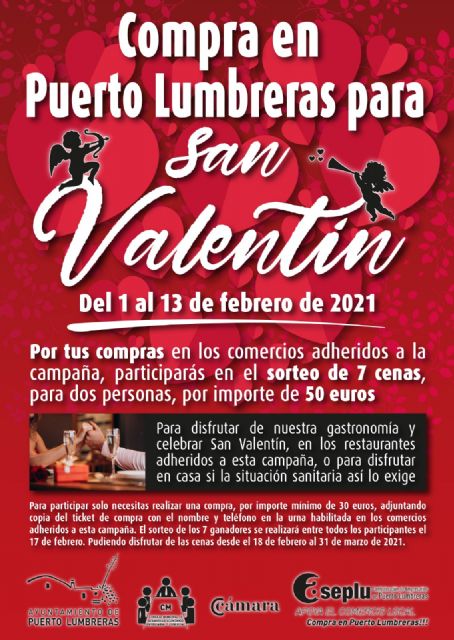 El Ayuntamiento pone en marcha la campaña de San Valentín para fomentar las compras en el comercio local