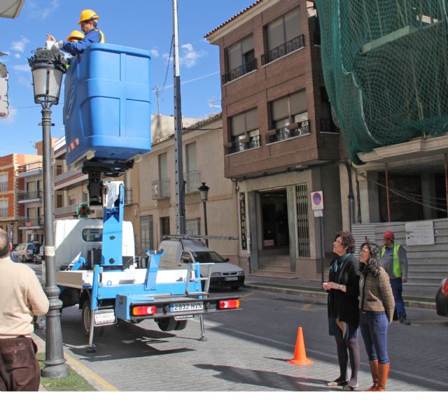 Comienzan las obras de renovación de alumbrado público con las que se reducirá en un 55% el consumo energético anual en Puerto Lumbreras