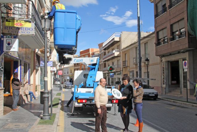 Obras de renovación de alumbrado público con las que se reducirá en un 55% el consumo energético anual en Puerto Lumbreras