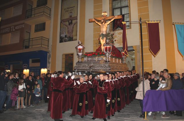 Emotiva Procesión del Silencio con el Stmo. Cristo de la Fe en la noche de Jueves Santo 2015