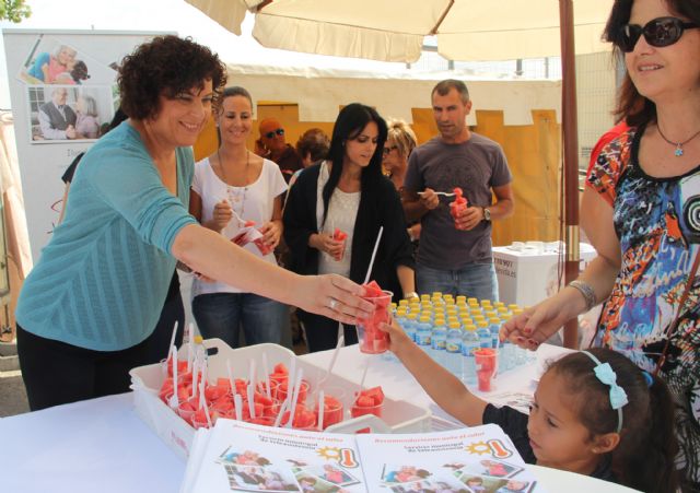 Puerto Lumbreras previene a sus mayores para protegerse del calor, de cara al verano 2015