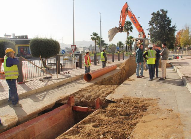 En marcha las obras para la construcción de una nueva red de saneamiento en Puerto Lumbreras