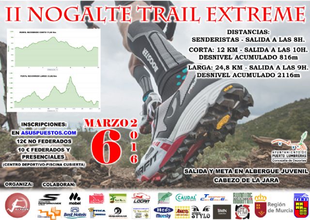Últimos días para inscribirte en la II Nogalte Trail Extreme