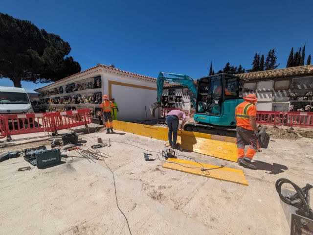 El Ayuntamiento de Puerto Lumbreras inicia los trabajos de ampliación del Cementerio de San Damián