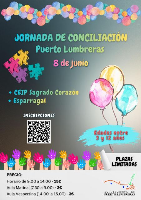 El Ayuntamiento de Puerto Lumbreras pone en marcha la Jornada de Conciliación del 8 de junio