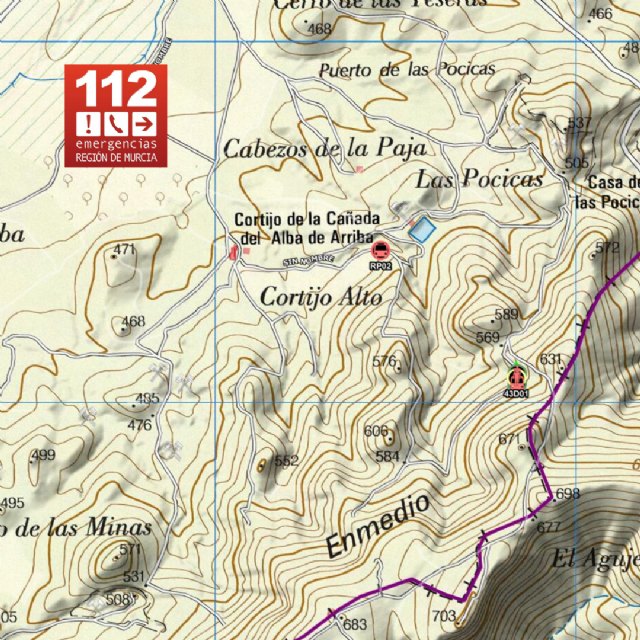 5 personas han resultado heridas al volcar un vehículo en Puerto Lumbreras
