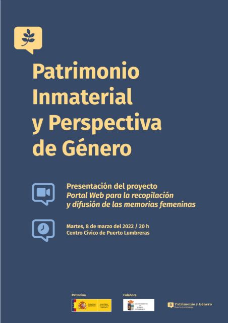 Puerto Lumbreras conmemorará el Día Internacional de la Mujer el próximo martes, 8 de marzo, con un acto institucional en el Centro Cívico