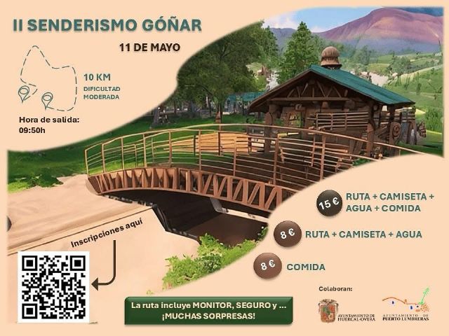 Góñar celebrará la segunda edición de la ruta senderista que recorrerá la pedanía el próximo domingo, 11 de mayo