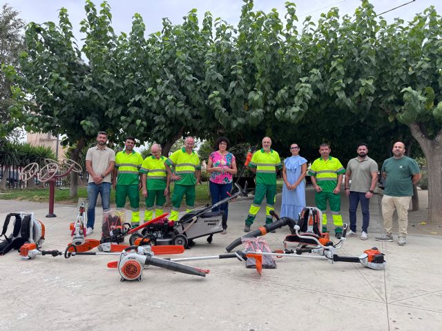 El Ayuntamiento de Puerto Lumbreras pone en marcha el nuevo servicio de jardinería municipal
