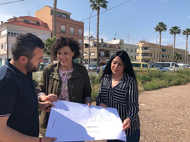 El PP de Puerto Lumbreras propone crear una zona de aparcamiento en la avenida Región Murciana