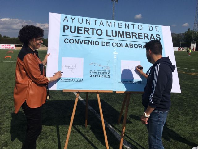 El Ayuntamiento y el Club Deportivo Lumbreras firman un nuevo convenio de colaboración