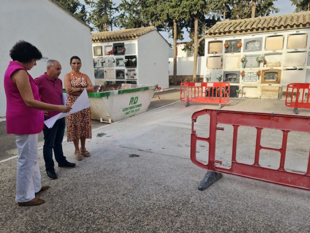 El cementerio de San Damián de Puerto Lumbreras contará con 30 nuevos nichos y 32 columbarios