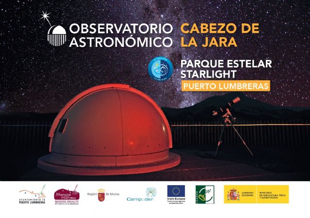 El Ayuntamiento de Puerto Lumbreras abre el plazo para reservar visitas guiadas al Observatorio Astronómico del Cabezo de la Jara