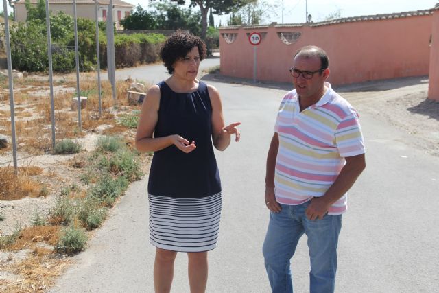 La pedanía de La Estación-Esparragal mejorará la señalización de sus caminos