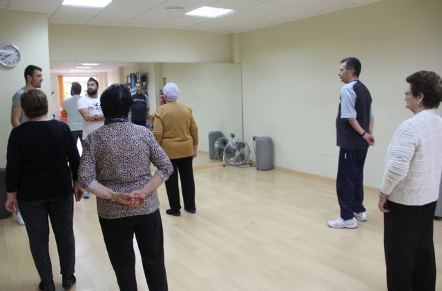 Más de 160 mayores practican gerontogimnasia en Puerto Lumbreras