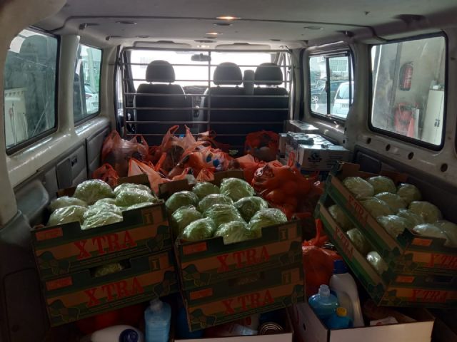 El Ayuntamiento de Puerto Lumbreras abastece de alimentos y productos básicos a más de 200 familias en situación de vulnerabilidad ante el Estado de Alarma