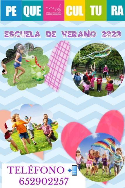 Abierto el plazo de inscripción para la Escuela de Verano de la Red Municipal de Guarderías de Puerto Lumbreras