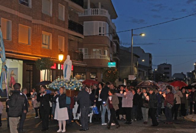 La Virgen de Lourdes visita Puerto Lumbreras