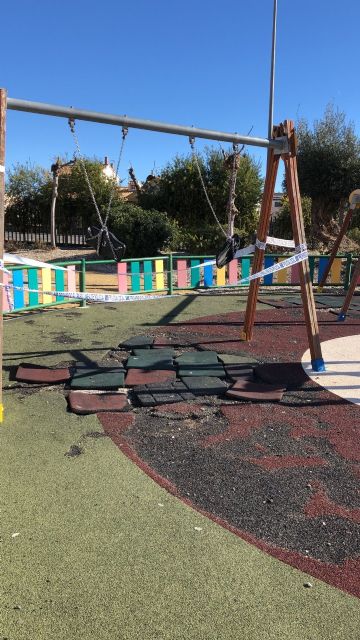 El PSOE lumbrerense exige una adecuada limpieza y mantenimiento de los parques públicos del municipio