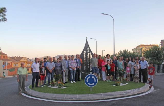Puerto Lumbreras rinde homenaje a sus donantes de sangre dedicándoles una rotonda