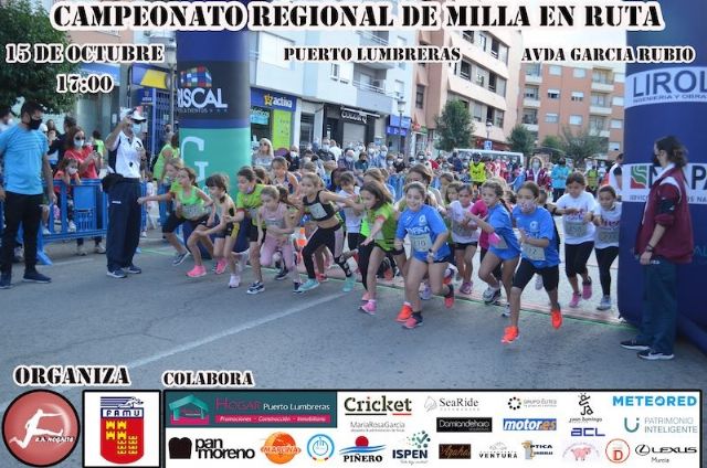 Puerto Lumbreras albergará el Campeonato Regional de Milla en Ruta este sábado