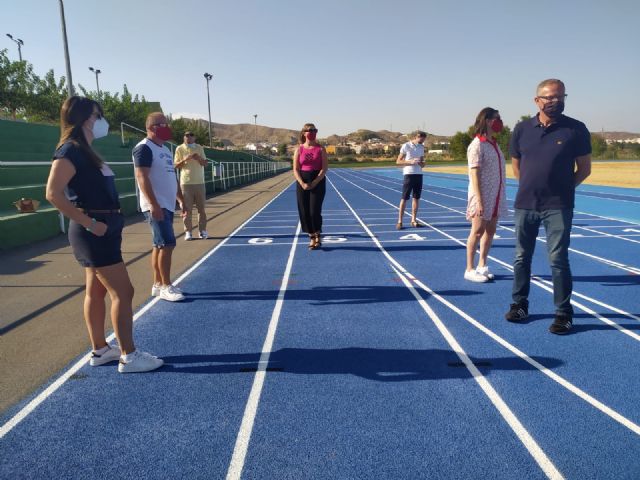 Puerto lumbreras por fin recupera su pista de atletismo