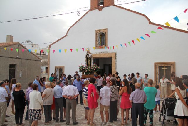 Finalizan las fiestas en honor a la Virgen del Carmen de la pedanía lumbrerense de Góñar