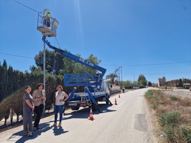 El Ayuntamiento de Puerto Lumbreras pone en marcha una batería de trabajos de renovación del sistema de alumbrado público del municipio