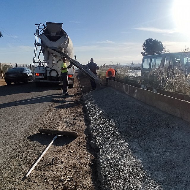 Avanzan a buen ritmo las obras de acondicionamiento del Camino Viejo del Puerto