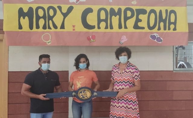 El Ayuntamiento de Puerto Lumbreras instalará una pantalla gigante en el Centro Cívico para seguir el combate de Mari Carmen Romero en su defensa del título europeo de boxeo profesional