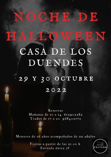 Puerto Lumbreras organiza, a partir del próximo viernes, diferentes actividades para todos los públicos con motivo de la popular fiesta de Halloween