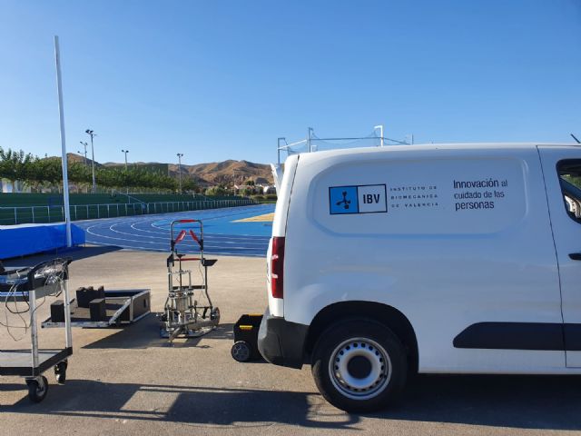 El Instituto de Biomecánica de Valencia certifica la idoneidad de la pista de atletismo de Puerto Lumbreras para la práctica de este deporte