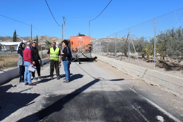 Puerto Lumbreras adecúa sus caminos rurales para mejorar el tránsito de vehículos