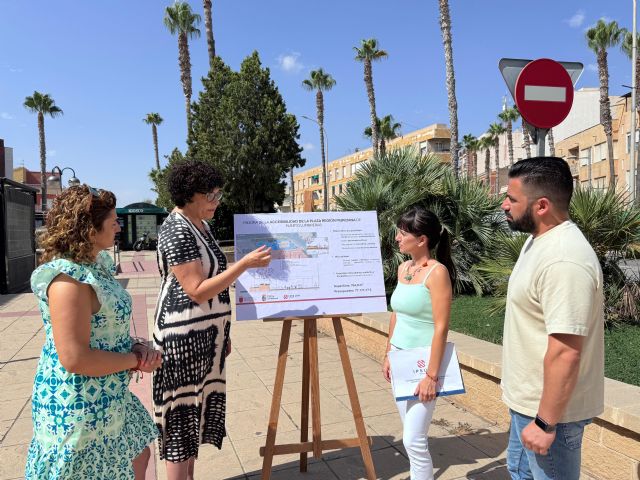 El Ayuntamiento de Puerto Lumbreras iniciará la renovación integral de la plaza Región Murciana en los próximos días