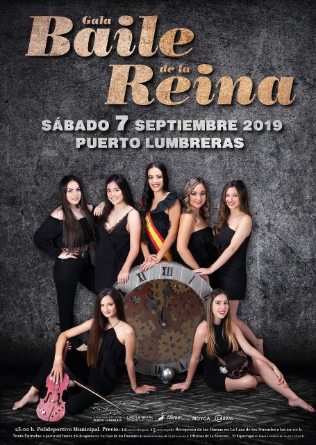 Las entradas para el Baile de la Reina de Puerto Lumbreras, a la venta a partir del próximo lunes 26 de agosto