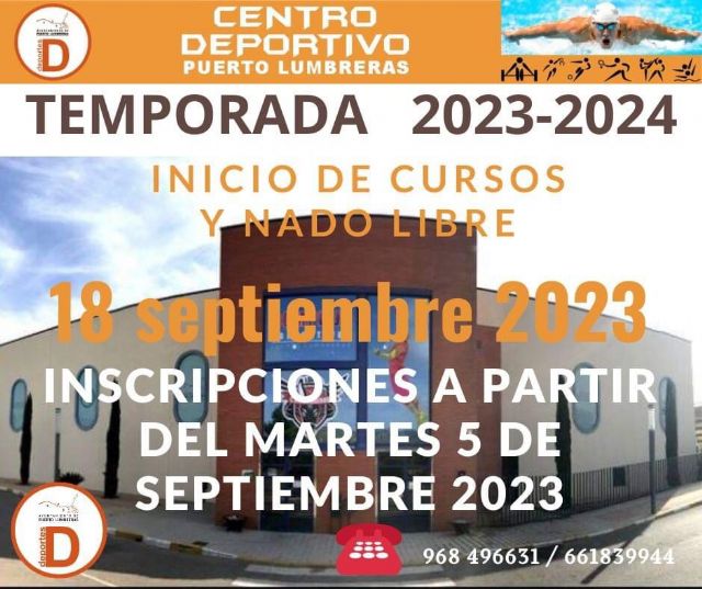 El Ayuntamiento de Puerto Lumbreras abre las piscinas municipales para la temporada de invierno con oferta de cursos de natación terapéutica, natación infantil y aquasalud