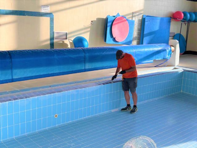 Las piscinas cubiertas de Puerto Lumbreras se adecúan a la nueva normativa sanitaria estatal de control de legionelosis