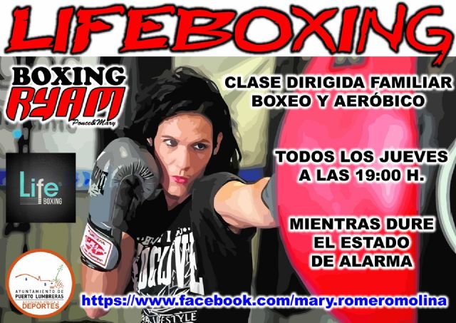 Mari Carmen Romero impartirá una clase de 'lifeboxing' familiar todos los jueves a las 19:00 horas mientras dure el confinamiento