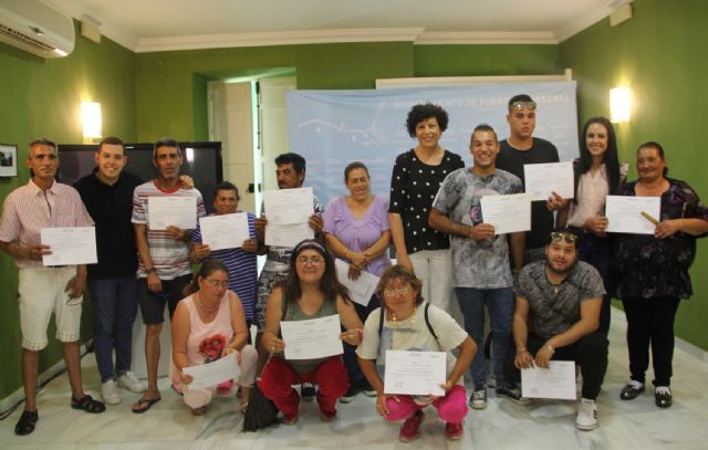 Finalizan las acciones formativas del Plan Local de Desarrollo Gitano con la entrega de diplomas