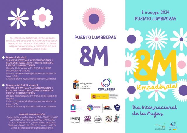 El Ayuntamiento organiza casi una veintena de actividades con motivo del Día Internacional de la Mujer