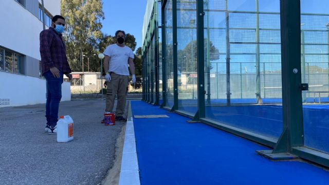 El Ayuntamiento de Puerto Lumbreras pone en marcha un plan de mantenimiento de instalaciones deportivas