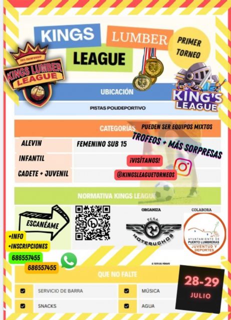 Puerto Lumbreras acogerá el primer torneo Kings Lumber League