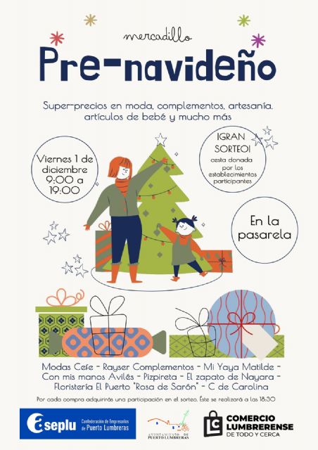 El Ayuntamiento organiza un Mercadillo Prenavideño de cara a las Fiestas este viernes en la Pasarela