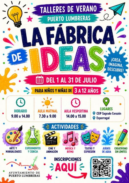 El Ayuntamiento de Puerto Lumbreras pone en marcha las Escuelas de Conciliación de Verano durante los meses de julio y agosto
