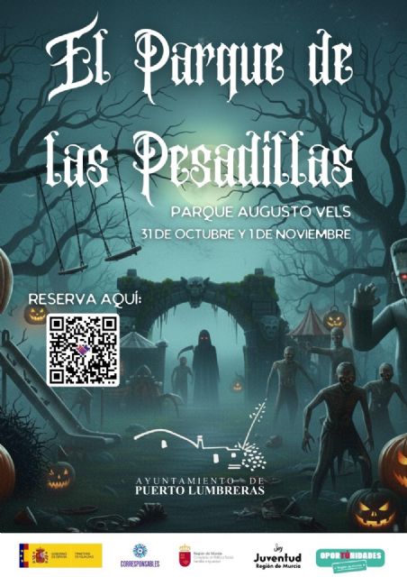 El Ayuntamiento de Puerto Lumbreras organiza 'El Parque de las Pesadillas' para celebrar Halloween los días 31 de octubre y 1 de noviembre