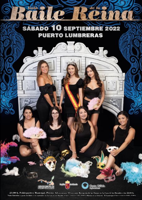 A la venta las entradas para el Baile de la Reina de Puerto Lumbreras a partir de este jueves 1 de septiembre